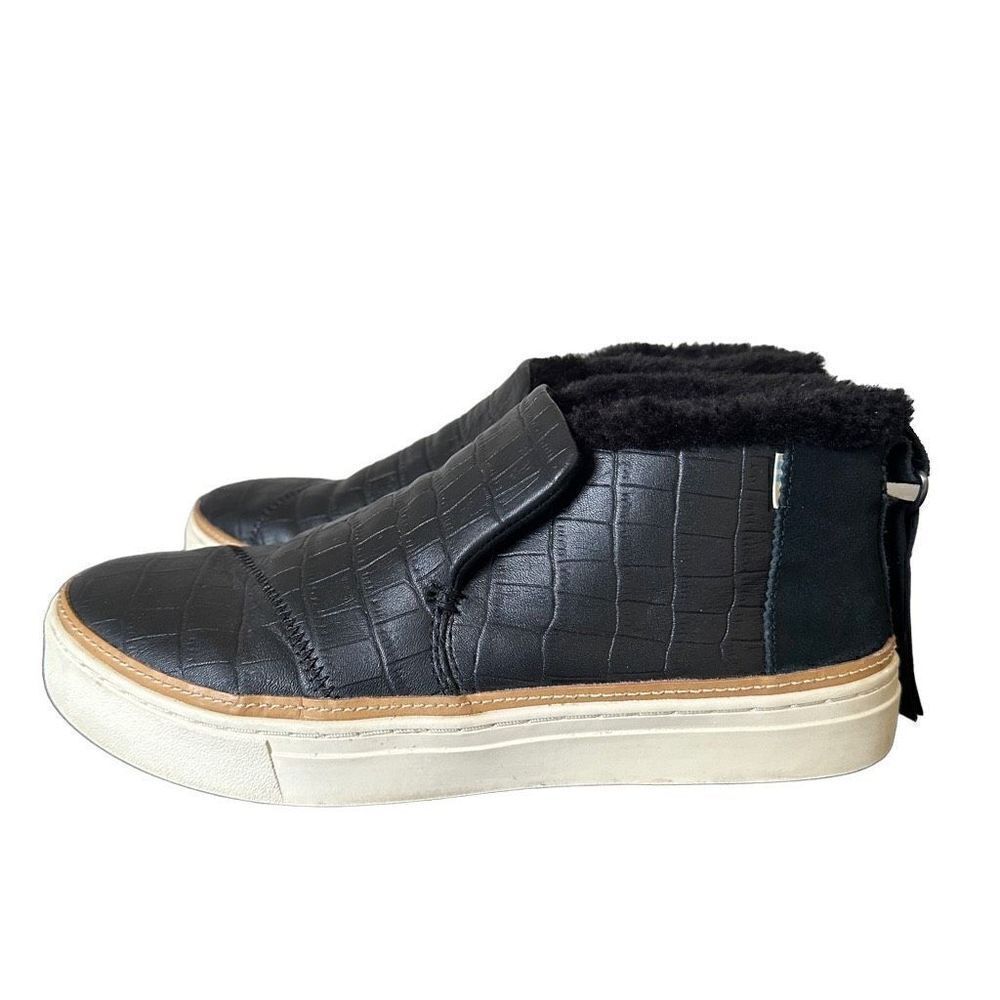 Toms black ankle boots size 9 - Picture 2 of 6